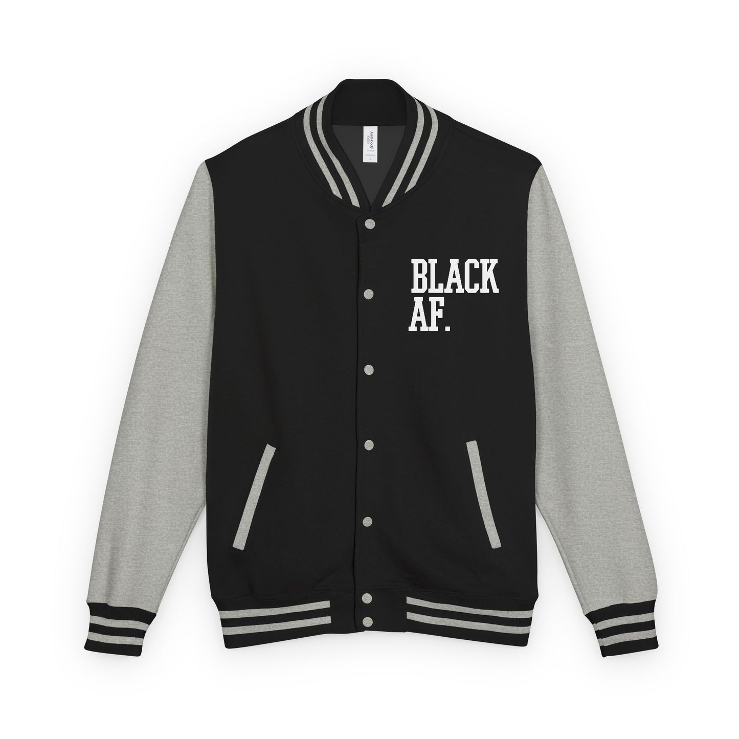 BLACK AF Varsity Letterman Jacket | Premium Streetwear Jacket for Bold, Unapologetic Style